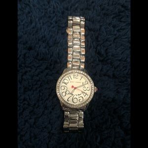 Betsey Johnson stainless steel watch